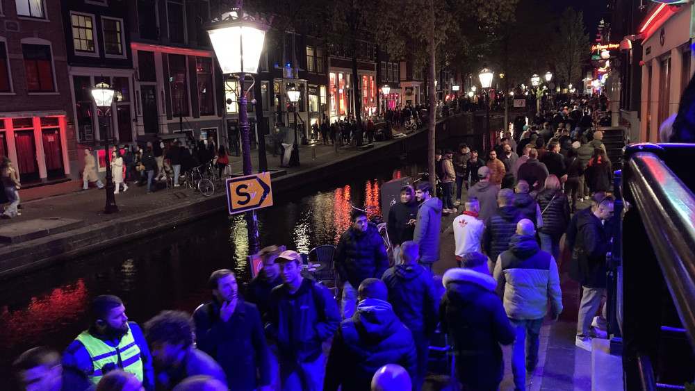 As is the case with many British tourists in Amsterdam, the stay away campaign is being expanded