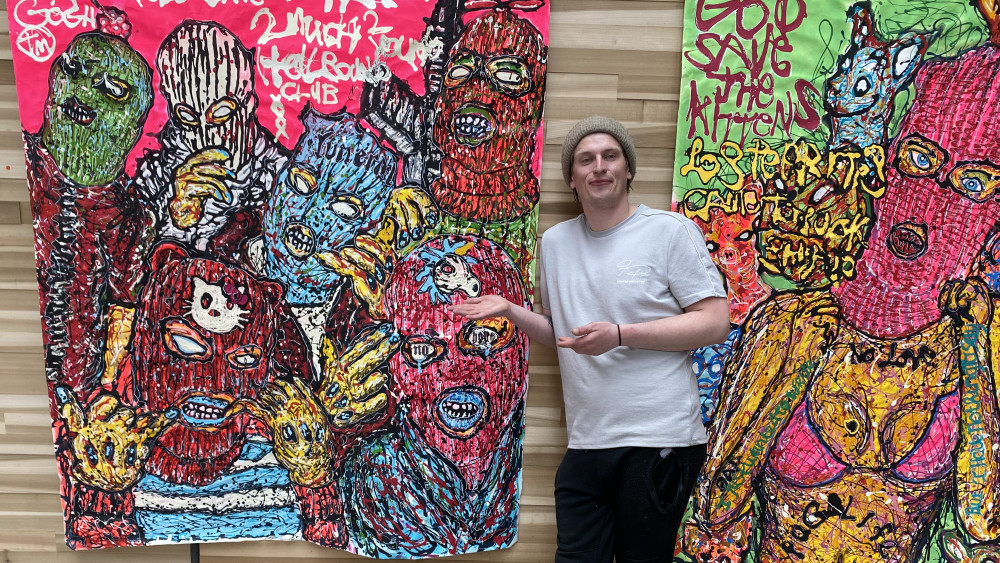 Zoon Theo van Gogh debuteert met eigen kunstexpositie: \
