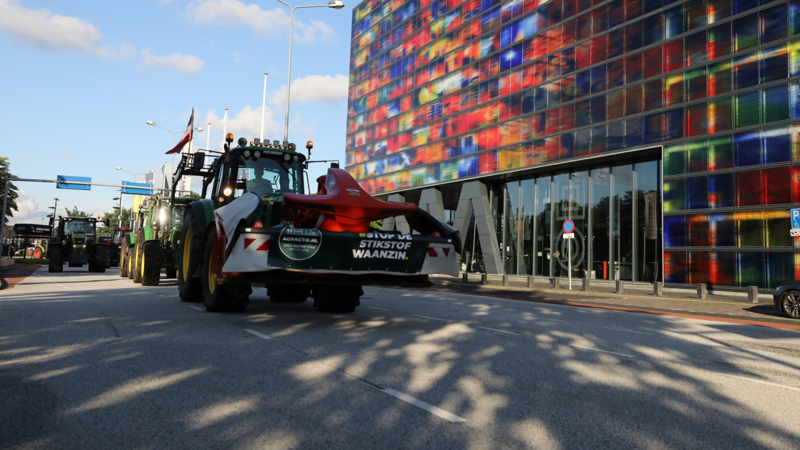 Boerenprotest in Hilversum 