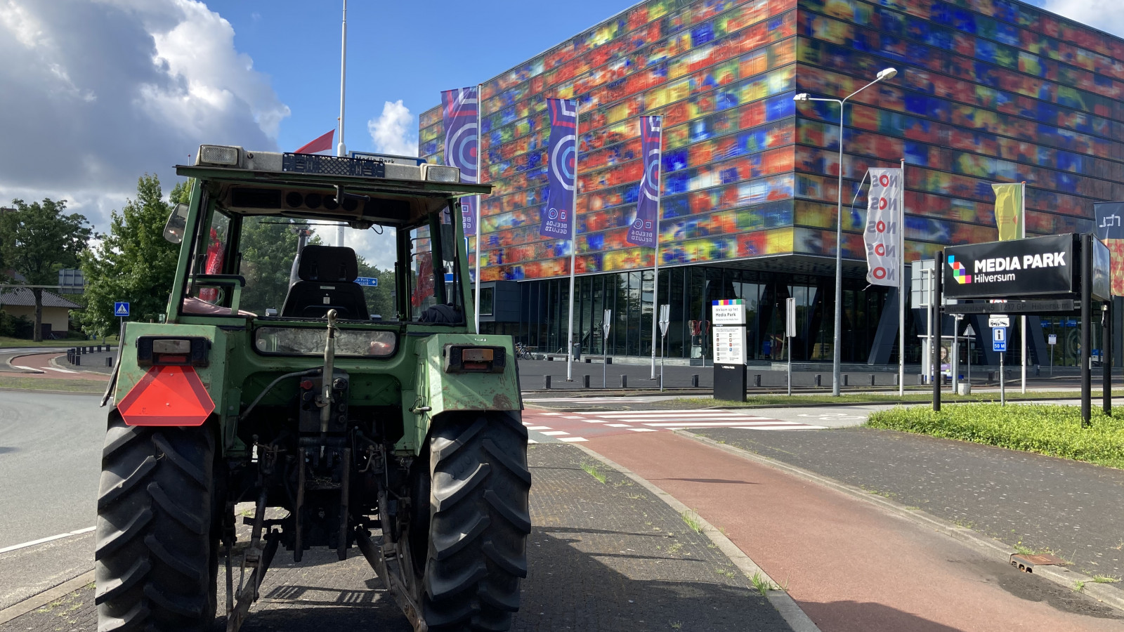 Boerenprotest Mediapark Hilversum