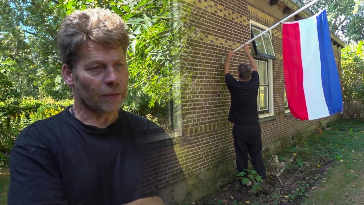 De vlag van boer Jos uit Wijdewormer: 