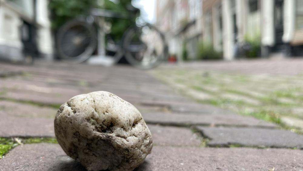Vermoedelijke steen die is gegooid - Michael van der Putten/NH Nieuws