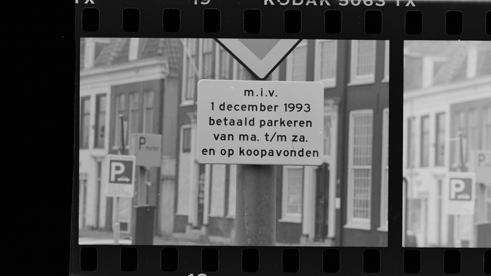 Bord betaald parkeren, Koudenhorn in 1994