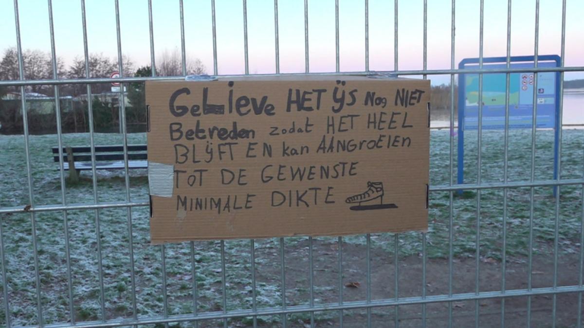 Nog één of twee dagen geduld voor we kunnen schaatsen op de Ankeveense plassen