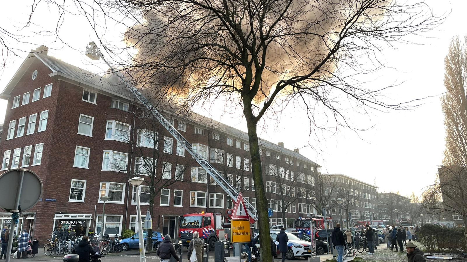 Brand Trompenburgstraat