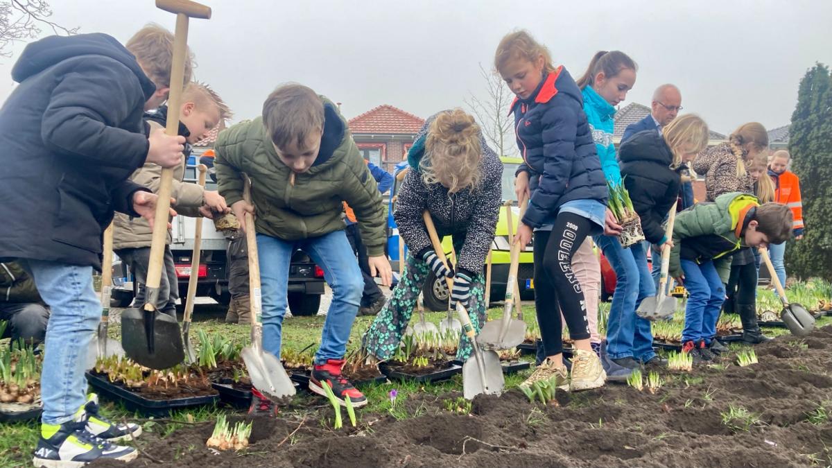 Groen lesproject Sint Pancras omarmd: 