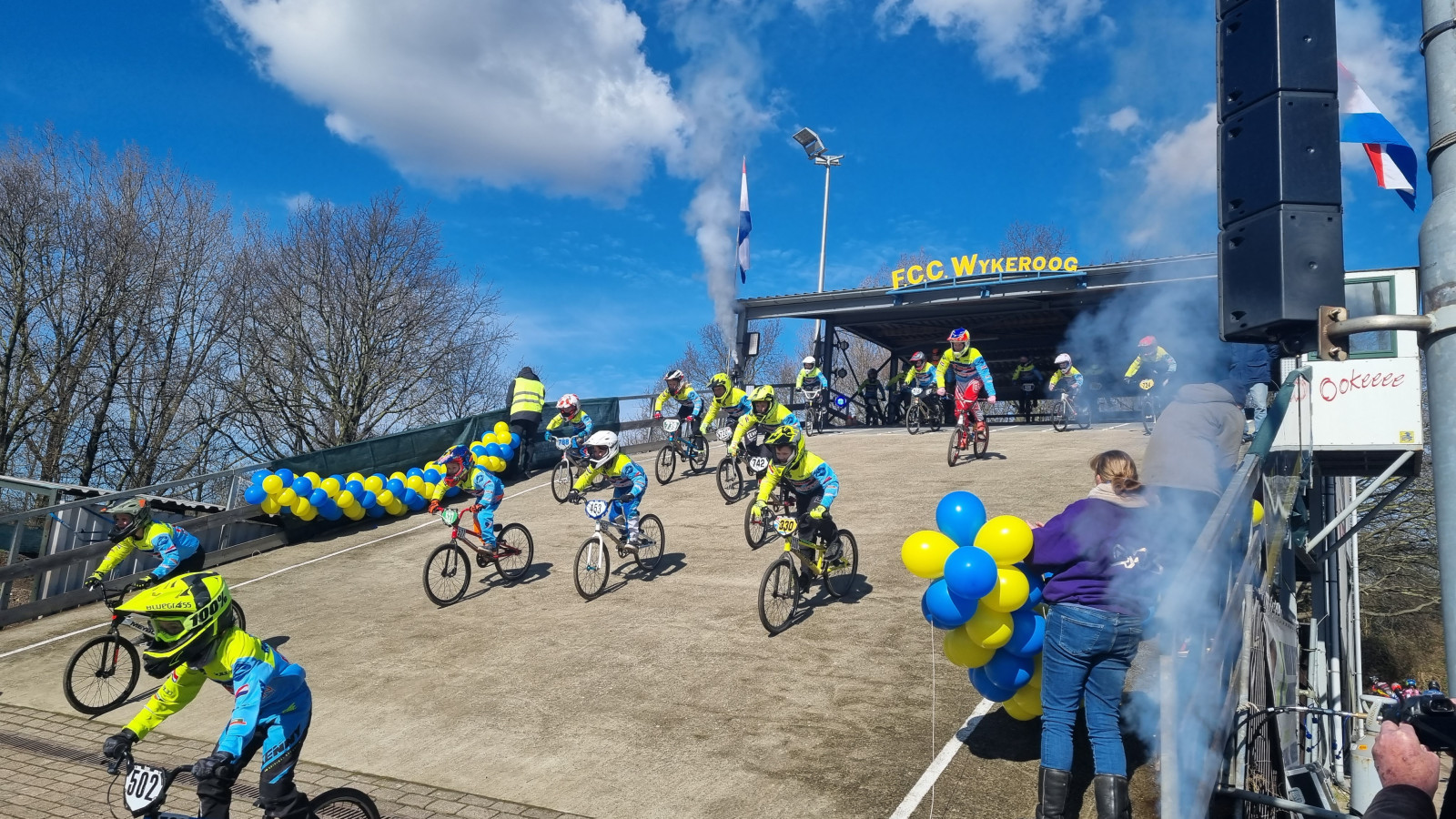 Opening fietscrossbaan Wijkeroog