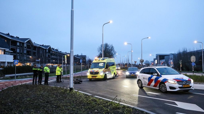 Ongeluk bij Burgemeester Kasteleinweg in Aalsmeer 19 maart