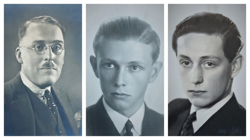 Gerrit, Herman en Hugo Ruys
