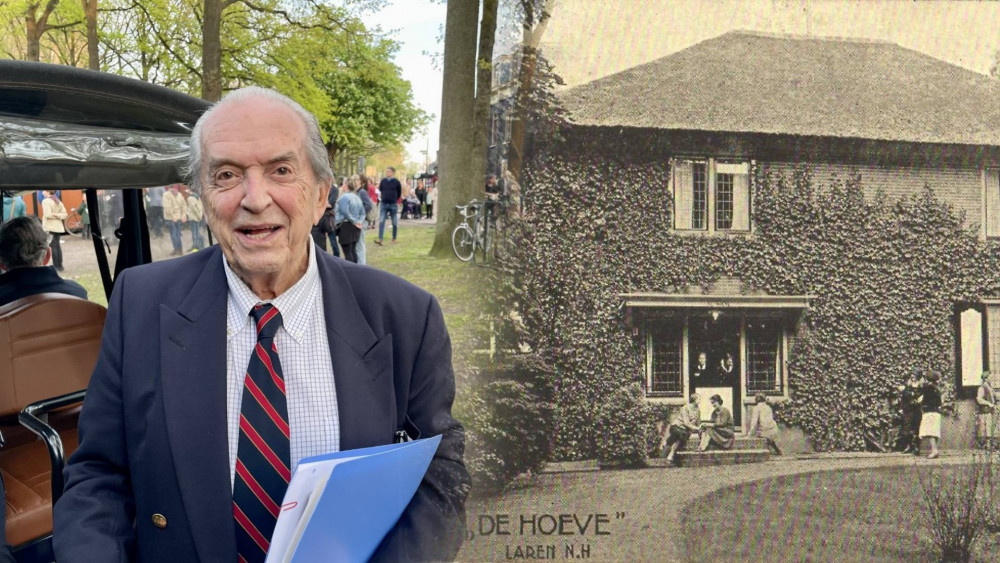 Leonard Vis en Pension de Hoeve in Laren