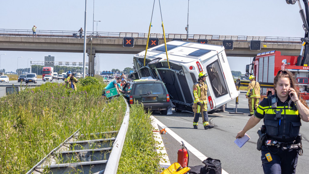 Uur Vertraging Door Geschaarde Caravan Op A4 Bij Rijsenhout - NH Nieuws