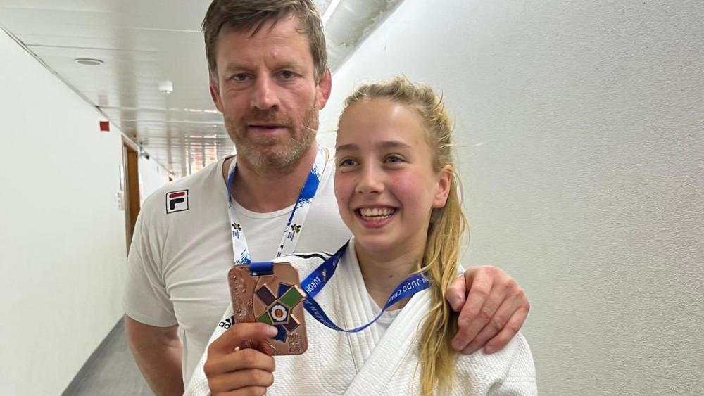 Coach Martin Overbosch en Megan Warners - Martin Overbosch 