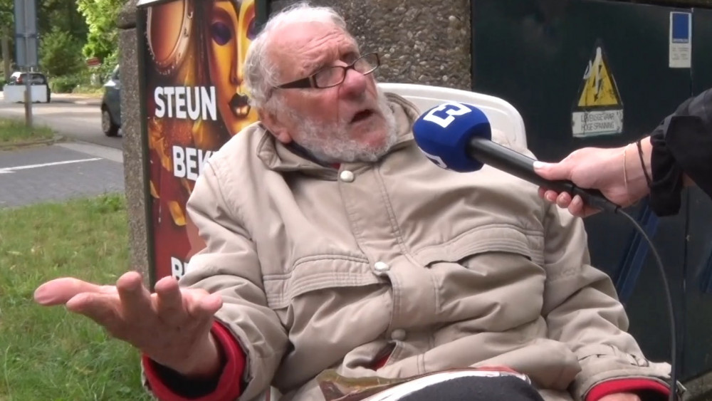 Meneer Van den Berg protesteert om niet-bezorgde televisiegids