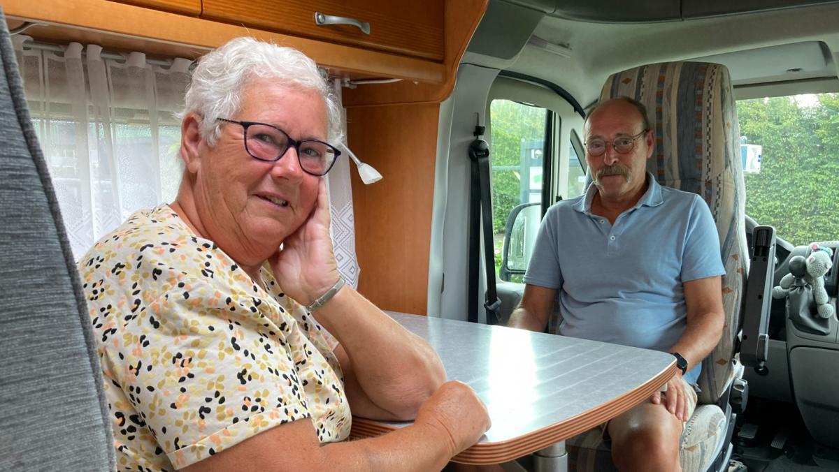 Marion en Willem komen thuis op camping in De Weere: 