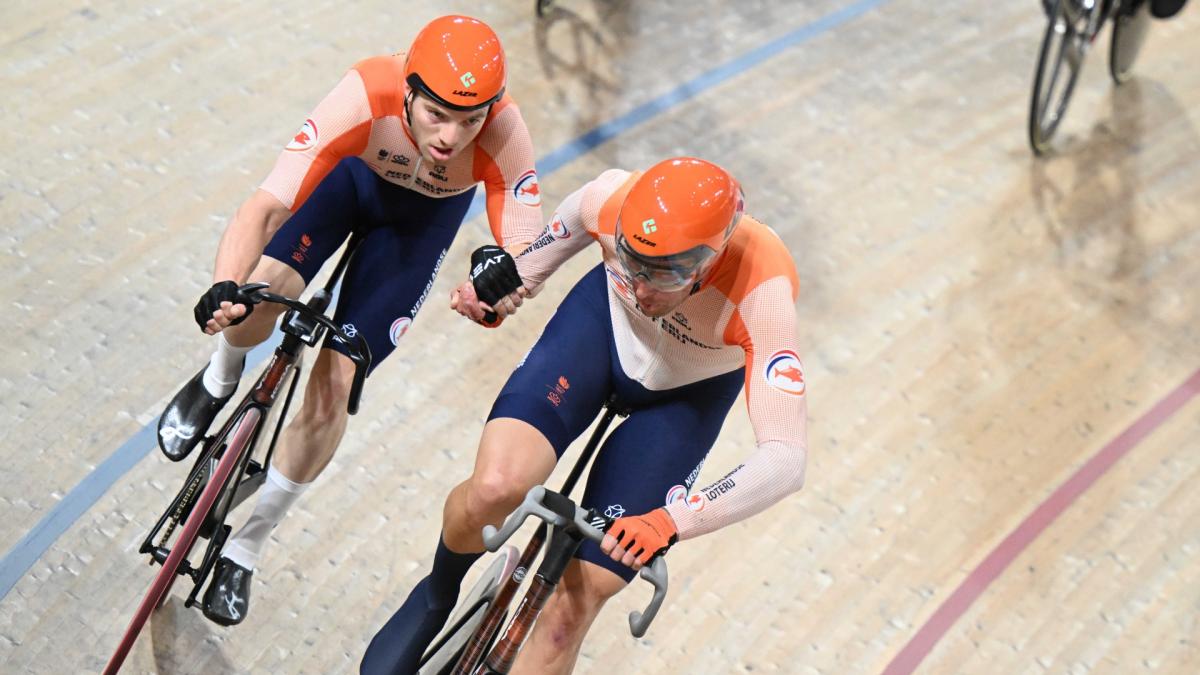 Baanwielrenner Yoeri Havik uit Avenhorn grijpt wereldtitel op de koppelkoers