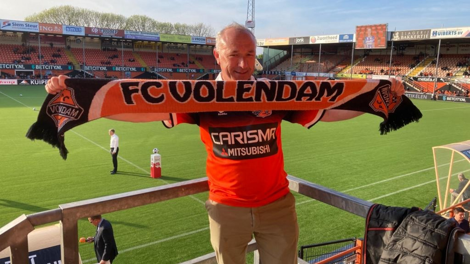FC Volendam-fan Carlo Dop