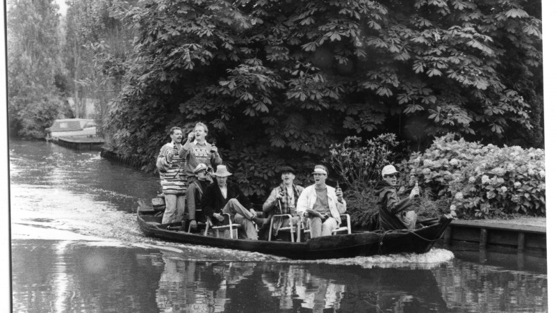 De Dippers en versterking tijdens de eerste Pramenrace