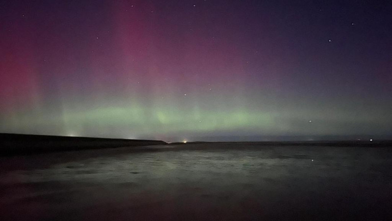 Noorderlicht op Texel