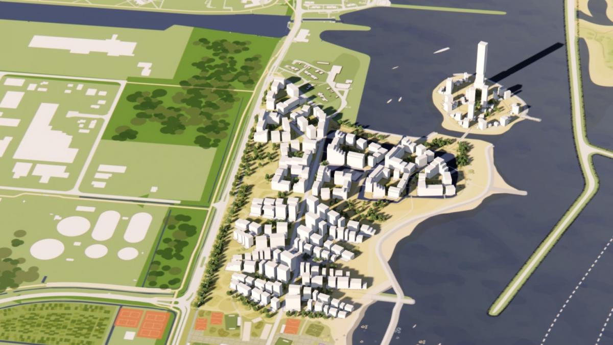 Lelystad wil in Markermeer bouwen, Rijk wil geen nieuw land winnen