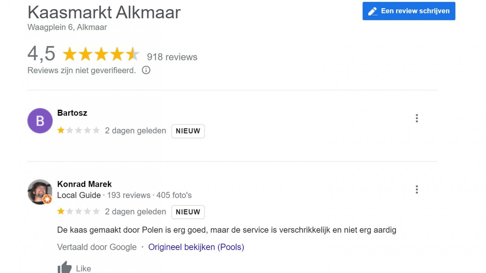Kaasmarkt Alkmaar review