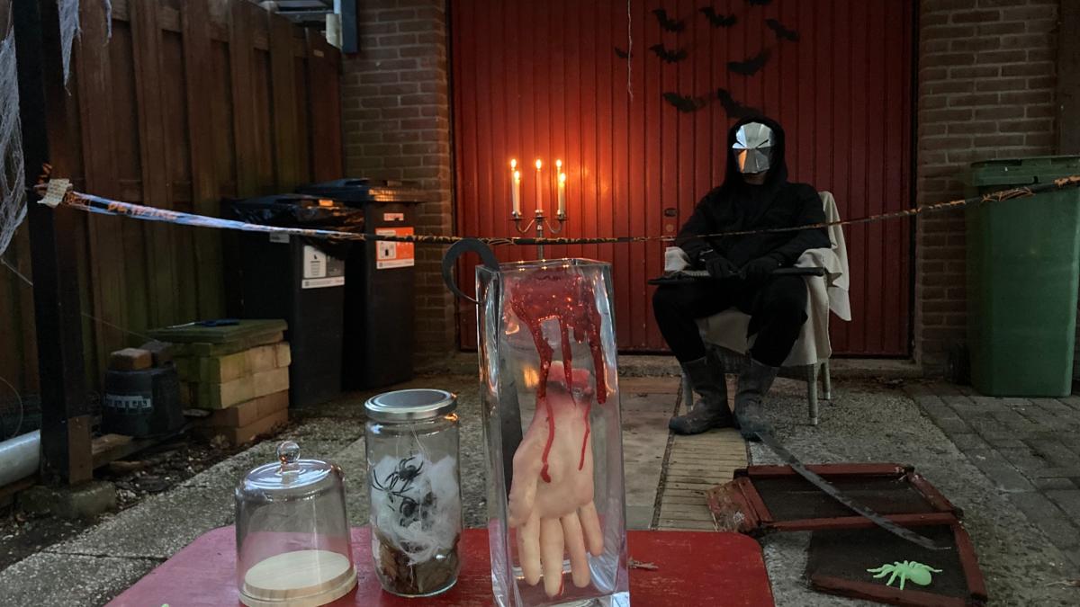 Abbenessers jagen kinderen stuipen op het lijf tijdens griezeltocht door dorp