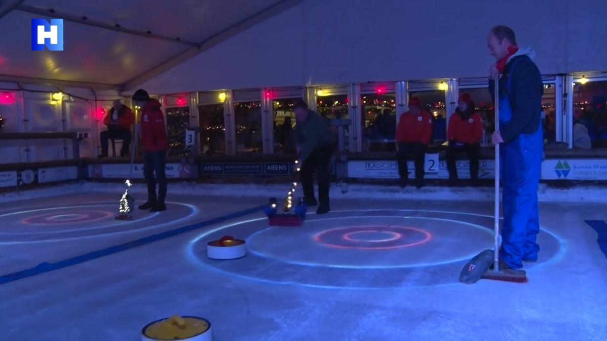 In de ban van Curling In Nederhorst den Berg strijden dertig teams om de eer van het dorp.