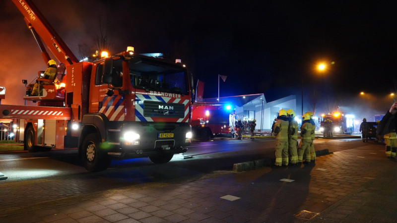 Brand garage Nijverheidsstraat in Heerhugowaard