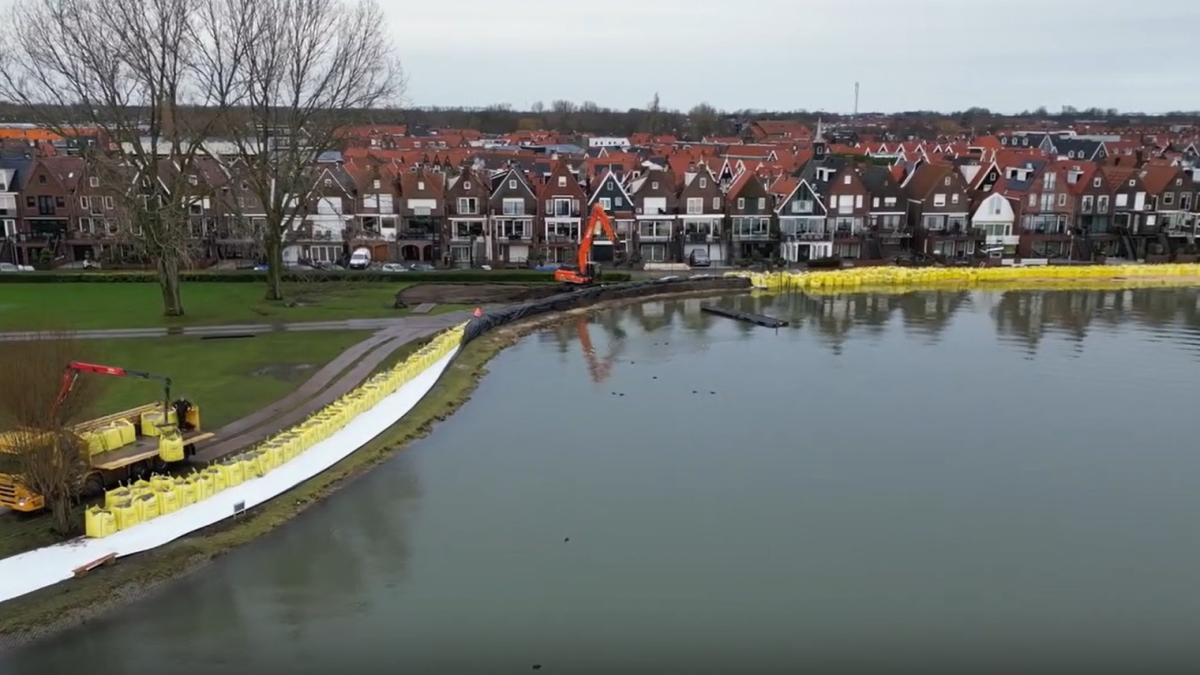 Noordoostenwind positief voor waterstand IJsselmeer en Markermeer: 