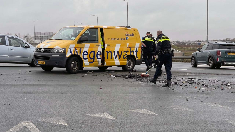 Ravage na ongeluk bij Lijnden