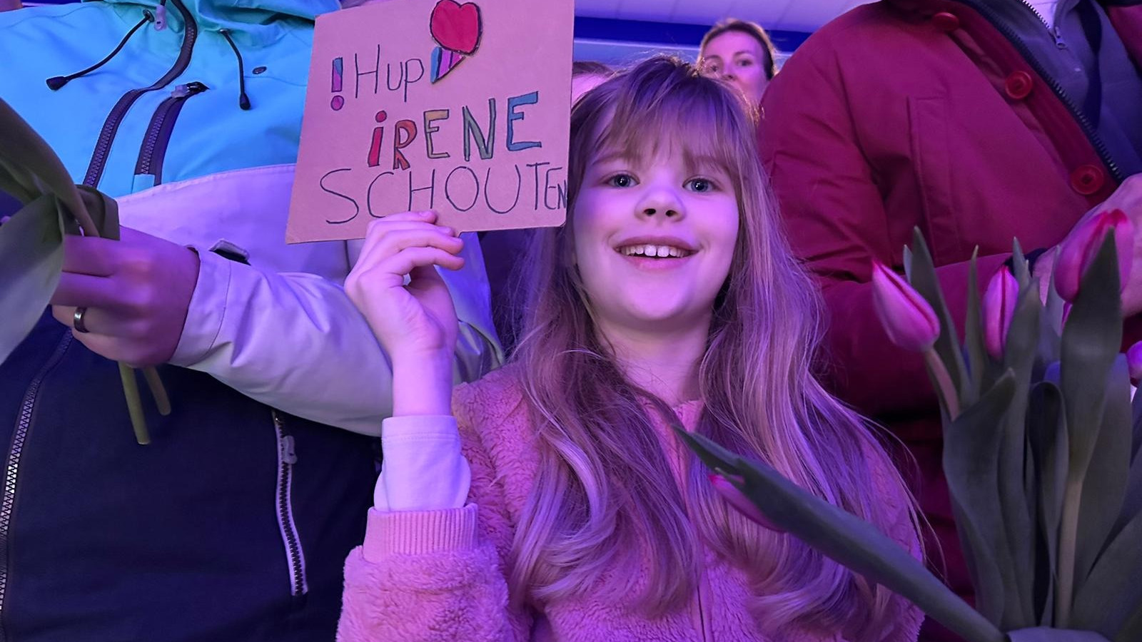 Fans willen glimp opvangen van Schouten