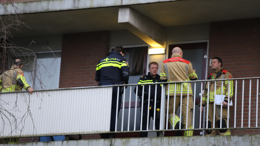 Bewoner schiet per ongeluk radiator lek