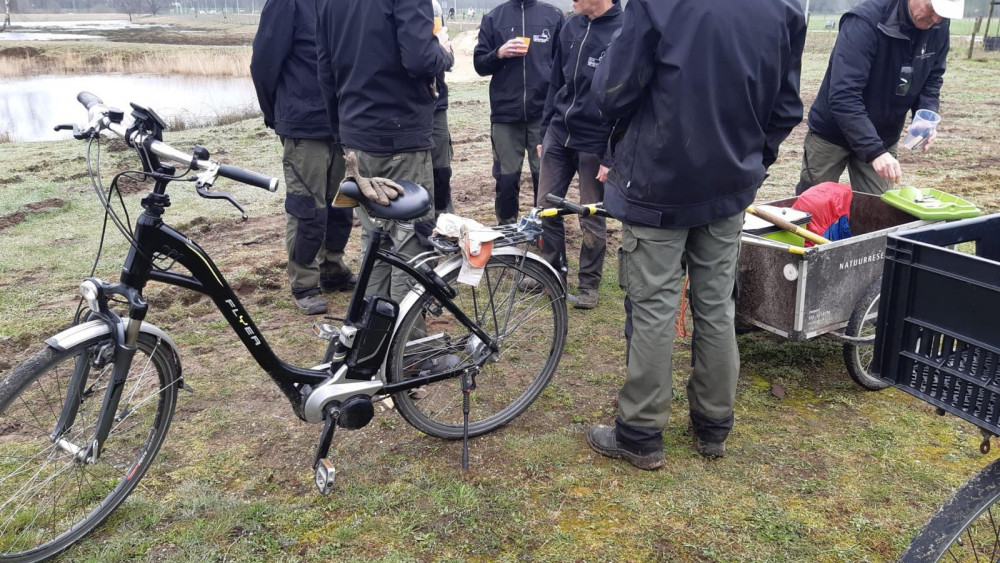 Nieuwe elektrische fiets voor vrijwilligers Goois Natuurreservaat