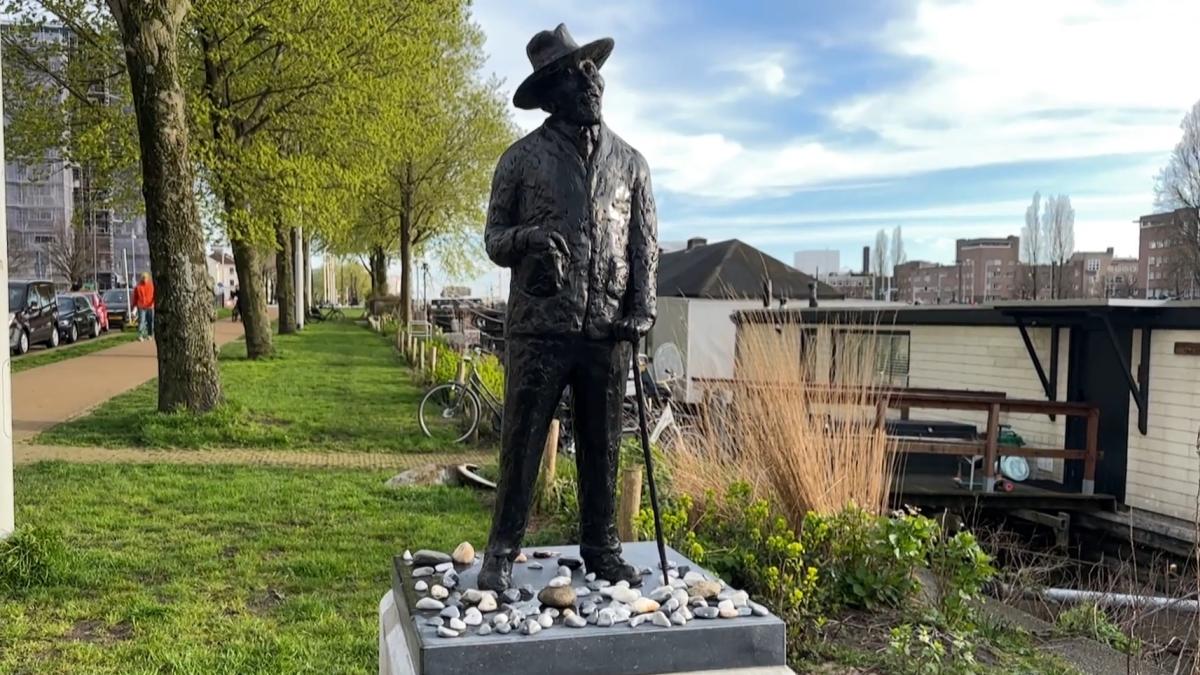 Oorlogsslachtoffer Leendert Pop krijgt standbeeld in Amsterdam