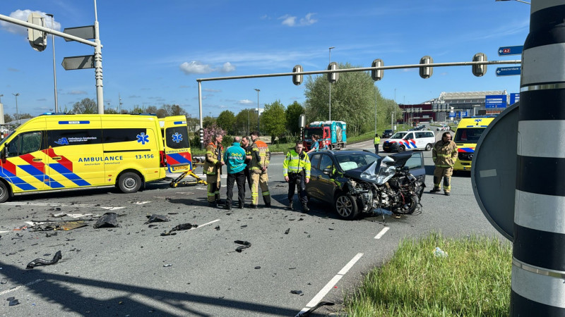 Ongeluk Burgemeester Stramanweg bij Ouderkerk aan de Amstel