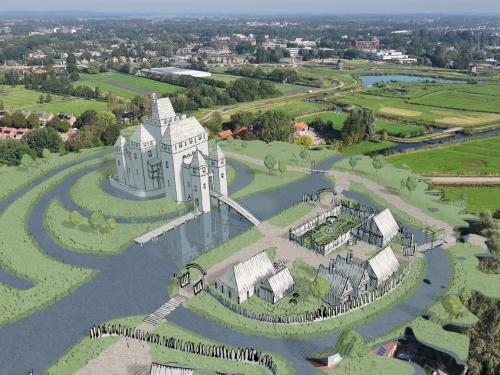 西フリースラント州最大の城はこのアルクマール住宅地の地下にあるのでしょうか？