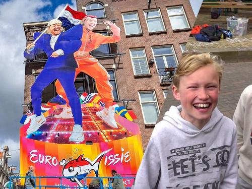 Amsterdam maakt zich op voor Koningsdag: “Hij is een beetje thunderdom”