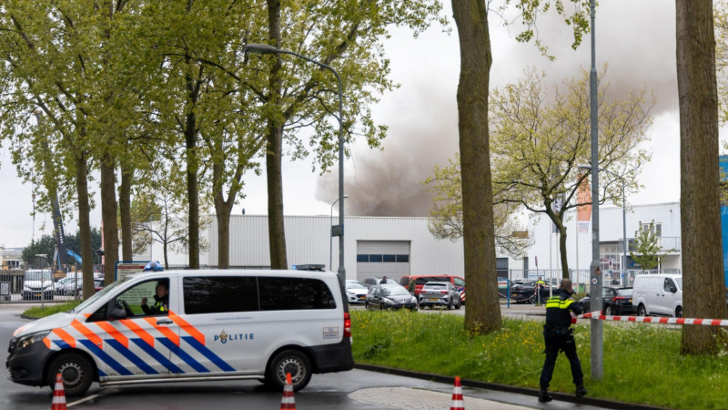 Brand sloperij Haarlem