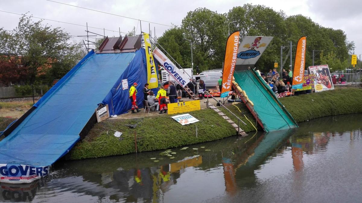 Schans Rubberbootrace aangepast nadat deelnemer ruggenwervel brak: 