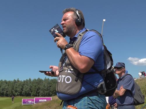 Golf fanatic Remko runs 20 kilometers a day for the KLM Open radio report