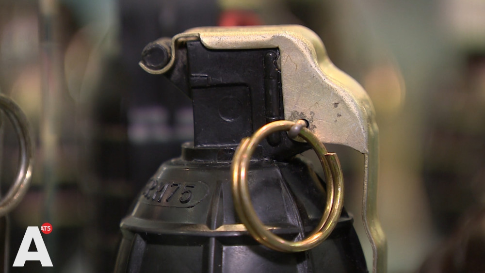 Homeless man allegedly threatened police officers with fake hand grenade