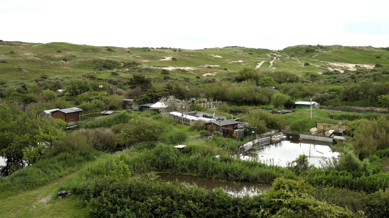 Verzopen duinlandjes in juni dit jaar