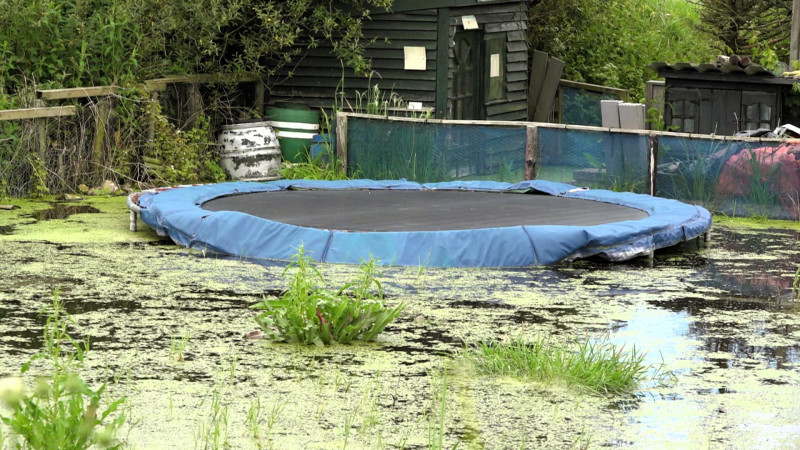 Verzopen duinlandjes in juni dit jaar