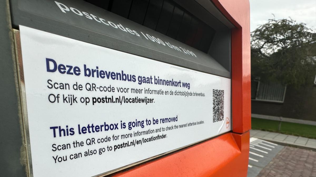 PostNL verwijdert 200 brievenbussen: 