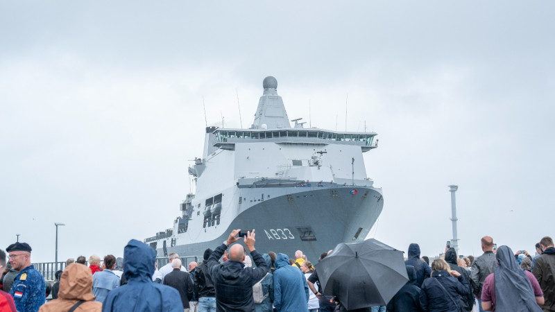 Aankomst Karel Doorman