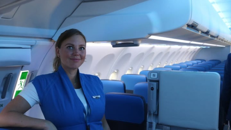 Kijkje aan boord van de Airbus A321neo van KLM