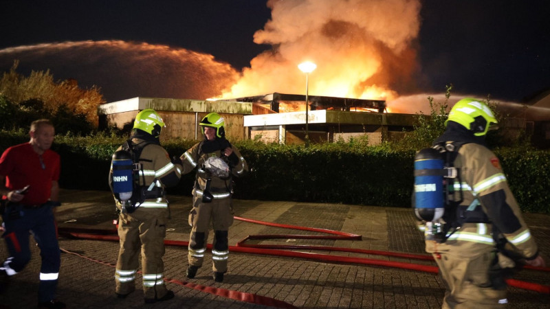 Brand Benesserlaan in Uitgeest