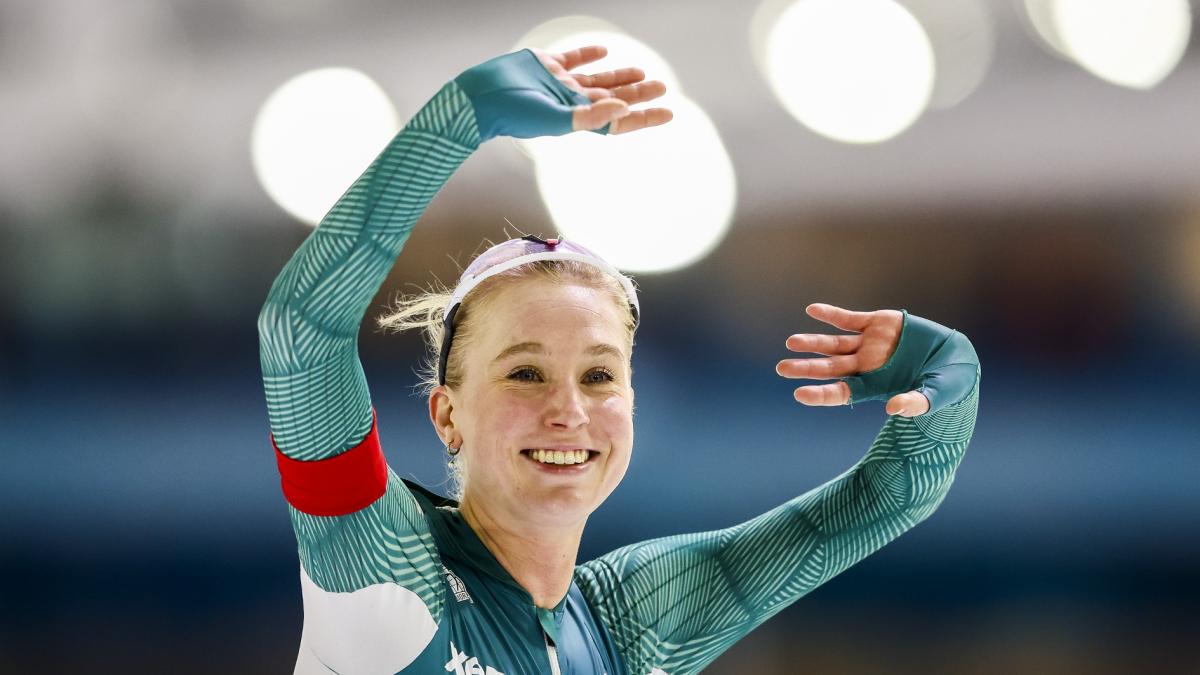 Merel Conijn pakt winst op 5000 meter en plaatst zich voor wereldbeker ...