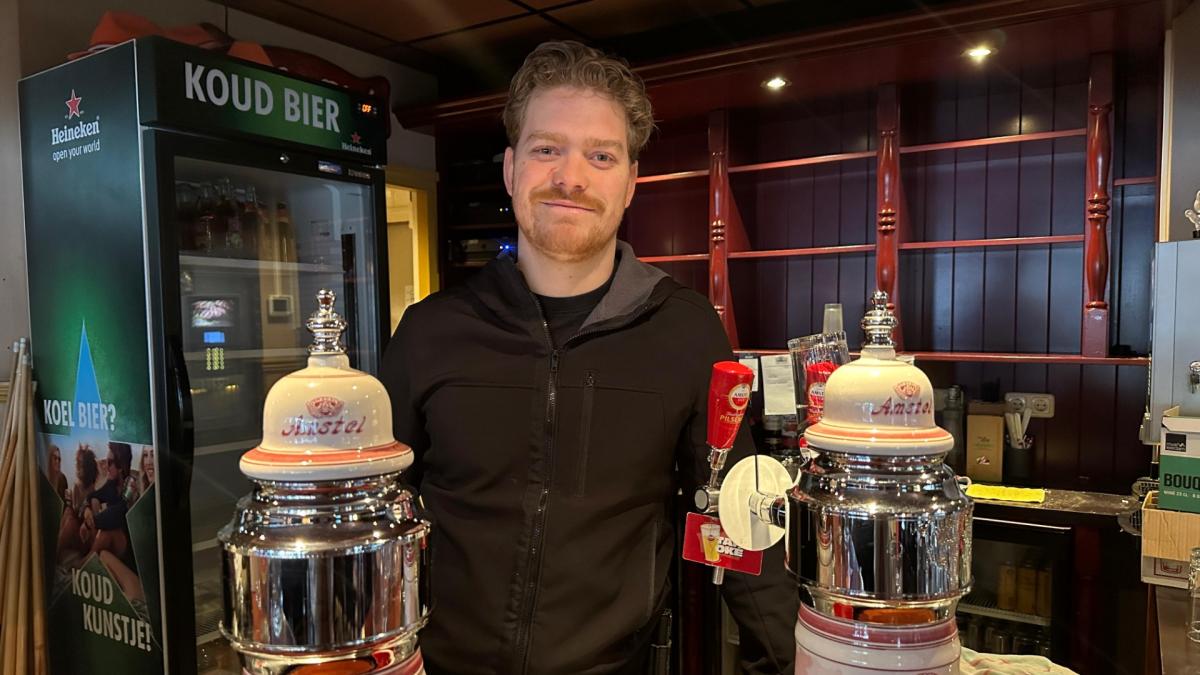 Niet meer aan maar achter de bar: Robert is pas 25 en nu al kroegeigenaar