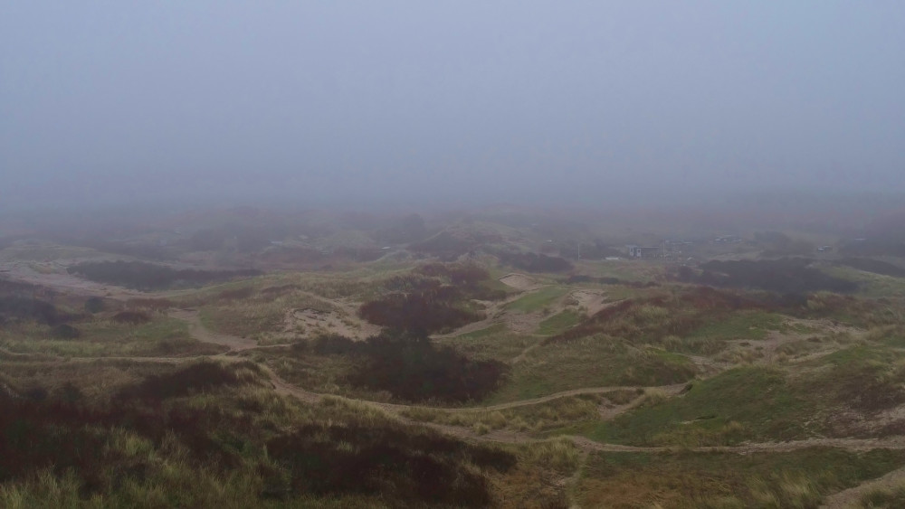 Code geel vanwege plaatselijk dichte mist