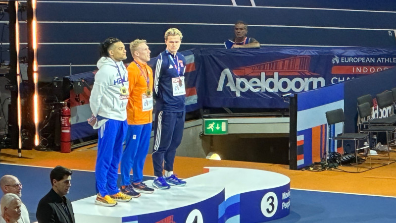 Menno Vloon op podium